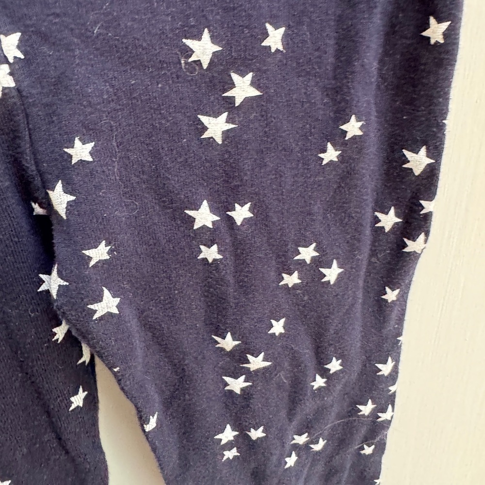 The Children's Place 3T Girls Navy & White Patriotic Star Leggings Pants - Picture 3 of 5